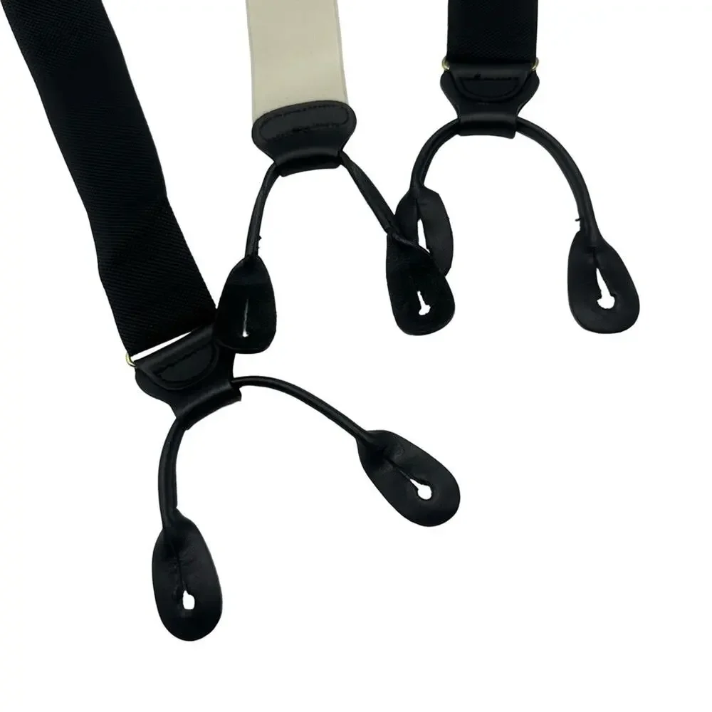 TRAFALGAR  Men's  Black  Suspenders